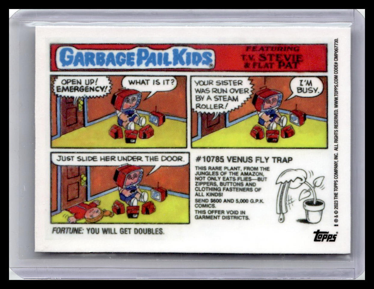 2023 Topps Chrome Garbage Pail Kids Original Series 6 #223b Lilly Popped