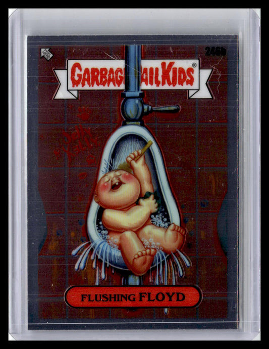 2023 Topps Chrome Garbage Pail Kids Original Series 6 #246b Flushing Floyd