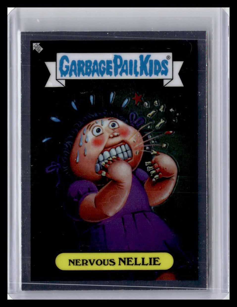 2023 Topps Chrome Garbage Pail Kids Original Series 6 #215b Nervous Nellie