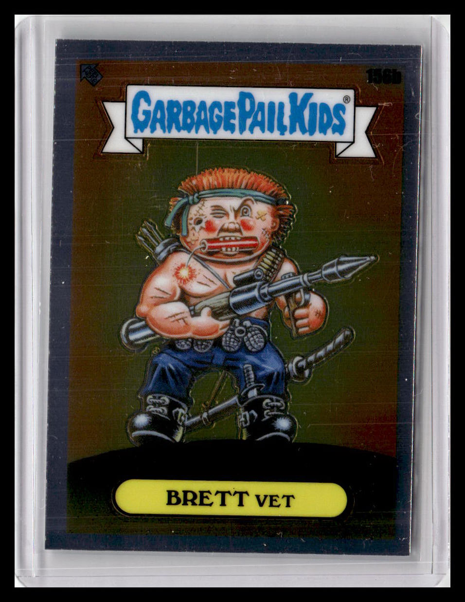 2021 Topps Chrome Garbage Pail Kids Original Series 4 #156b Brett Vet