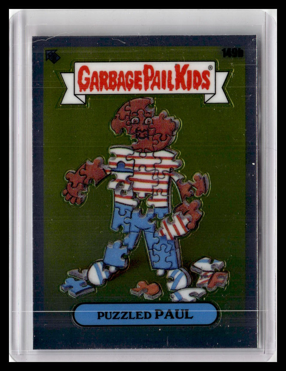 2021 Topps Chrome Garbage Pail Kids Original Series 4 #149b Puzzled Paul