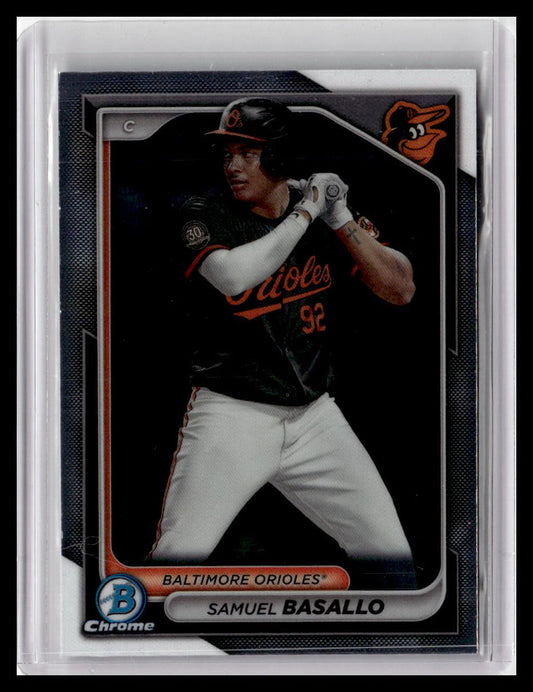 2024 Bowman #BCP-38 Samuel Basallo Chrome Prospects