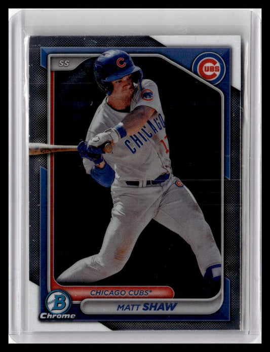 2024 Bowman #BCP-30 Matt Shaw Chrome Prospects
