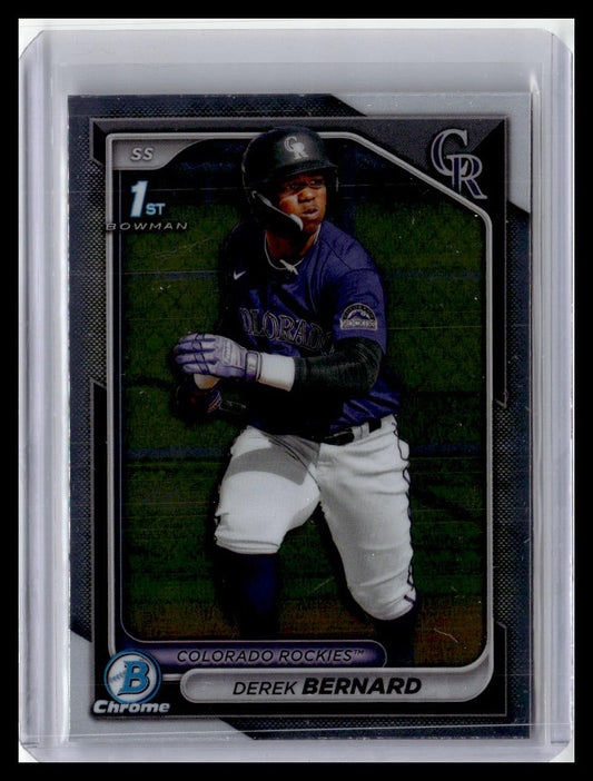 2024 Bowman Chrome #BCP-225 Derek Bernard Prospects