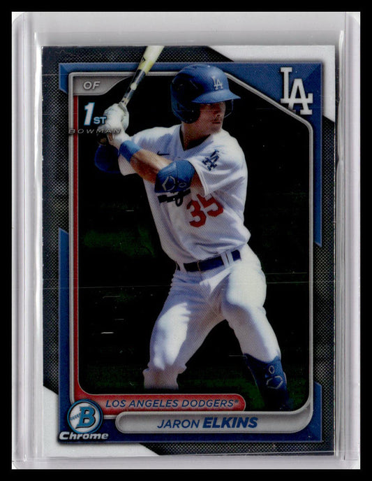 2024 Bowman #BCP-106 Jaron Elkins Chrome Prospects