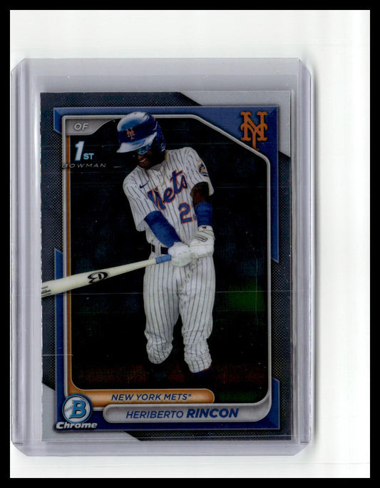 2024 Bowman Chrome #BCP-172 Heriberto Rincon Prospects