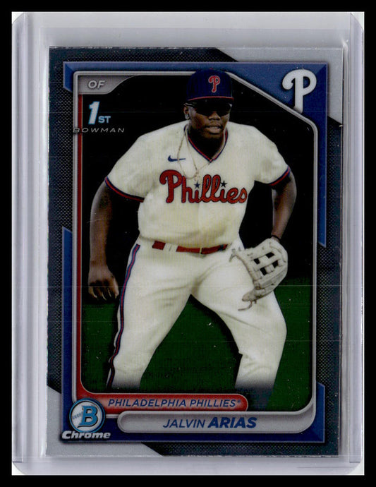 2024 Bowman Chrome #BCP-226 Jalvin Arias Prospects