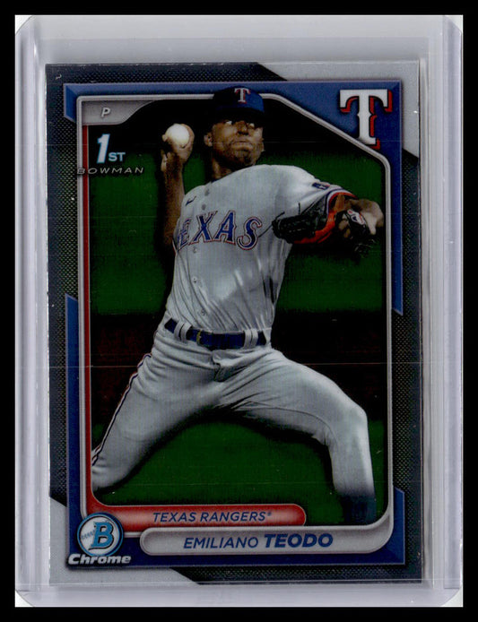 2024 Bowman Chrome #BCP-180 Emiliano Teodo Prospects