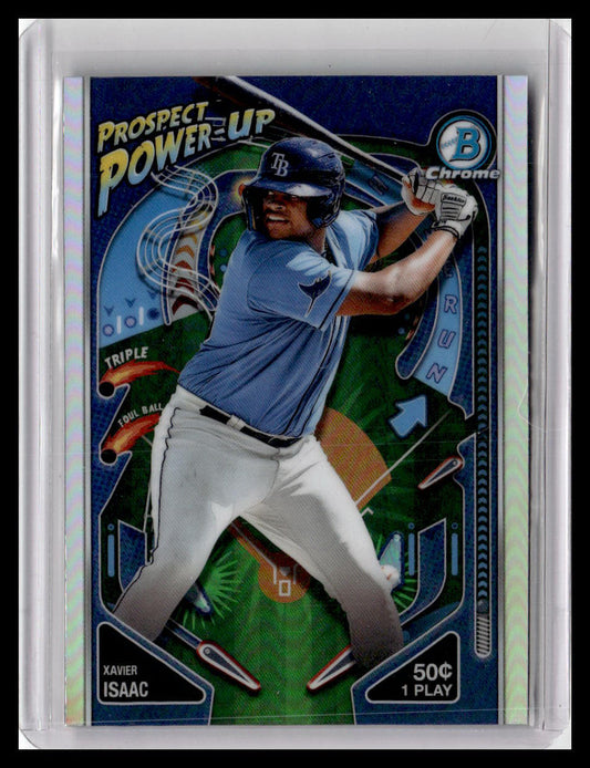 2024 Bowman #PP-15 Xavier Isaac Prospect Power-Up