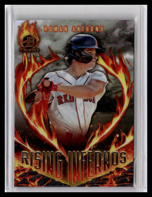 2024 Bowman #RI-18 Roman Anthony Rising Infernos