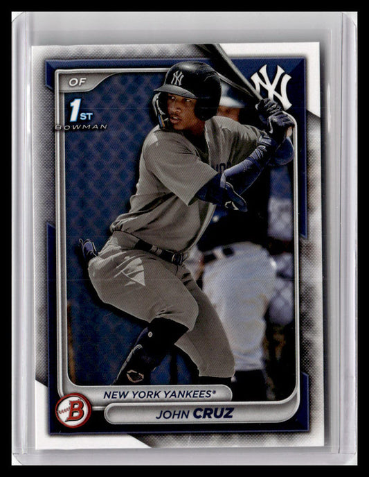 2024 Bowman #BP-77 John Cruz Prospects