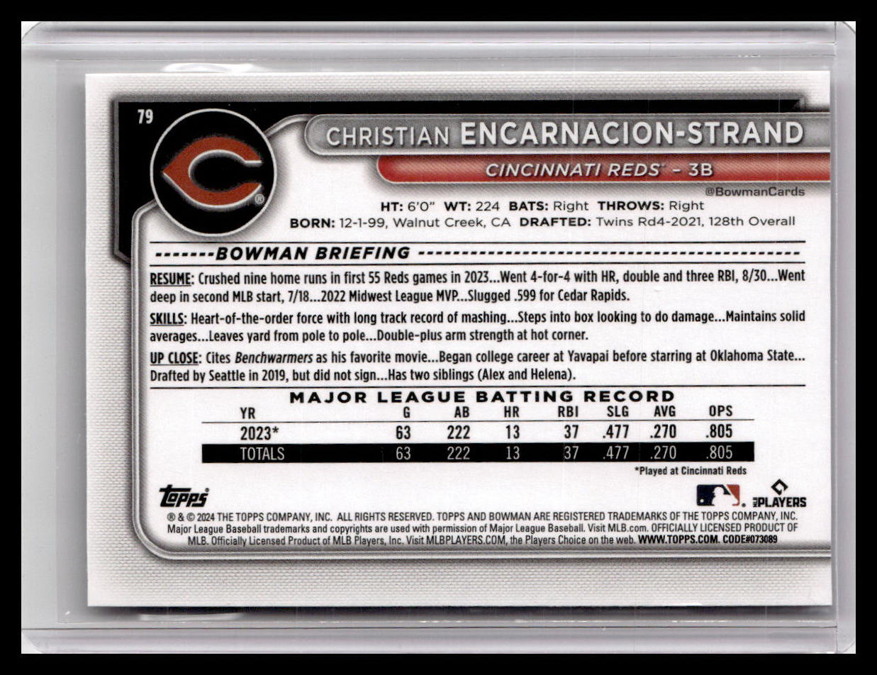 2024 Bowman #79 Christian Encarnacion-Strand