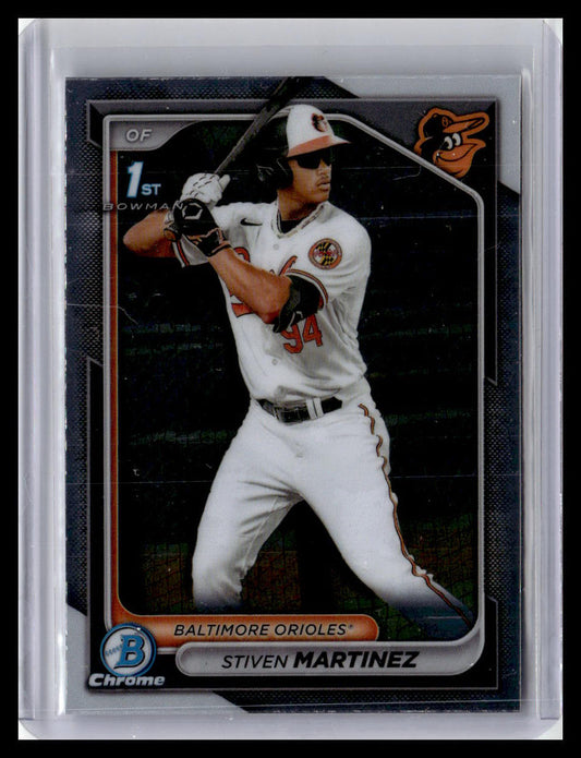 2024 Bowman Chrome #BCP-229 Stiven Martinez Prospects 1st Bowman