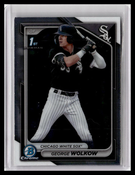 2024 Bowman #BCP-144 George Wolkow Chrome Prospects 1st Bowman