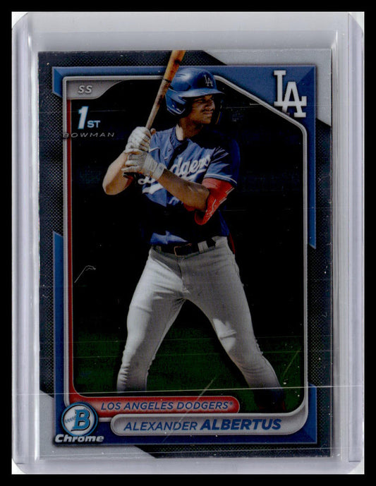 2024 Bowman Chrome #BCP-156 Alexander Albertus Prospects 1st Bowman