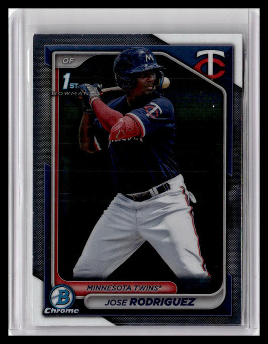 2024 Bowman #BCP-71 Jose Rodriguez Chrome Prospects 1st Bowman