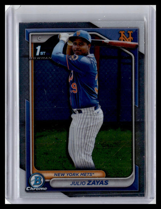 2024 Bowman Chrome #BCP-162 Julio Zayas Prospects 1st Bowman