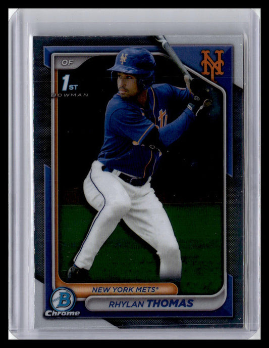 2024 Bowman Chrome #BCP-217 Rhylan Thomas Prospects 1st Bowman