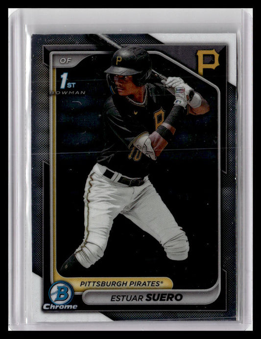 2024 Bowman #BCP-63 Estuar Suero Chrome Prospects 1st Bowman