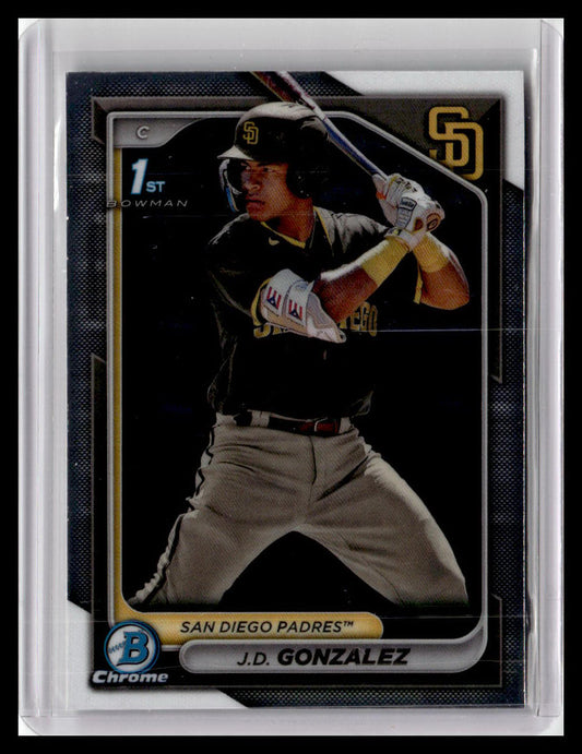 2024 Bowman #BCP-111 J.D. Gonzalez Chrome Prospects 1st Bowman