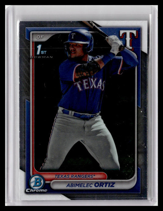2024 Bowman #BCP-16 Abimelec Ortiz Chrome Prospects 1st Bowman