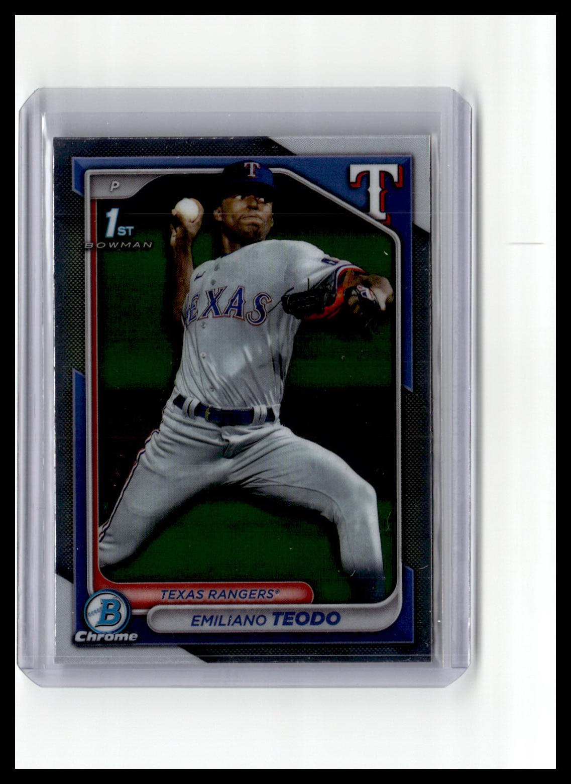 2024 Bowman Chrome #BCP-180 Emiliano Teodo Prospects 1st Bowman