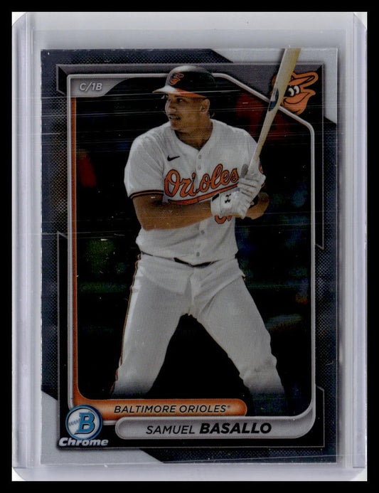 2024 Bowman Chrome #BCP-232 Samuel Basallo Prospects