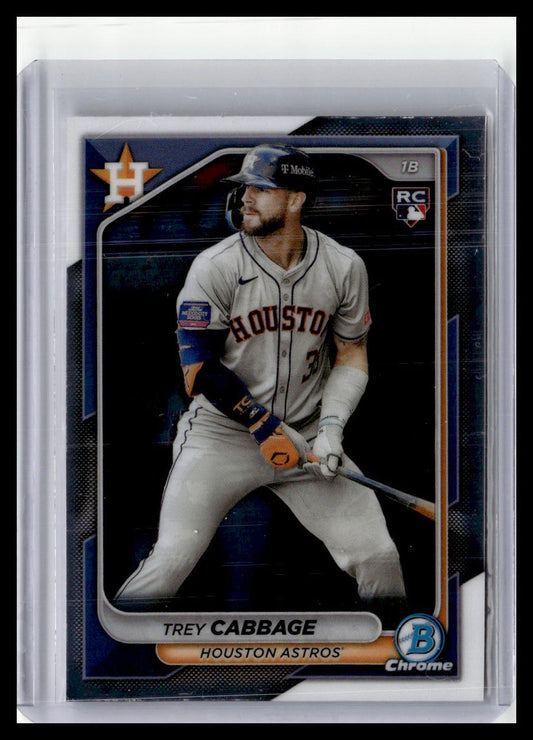 2024 Bowman Chrome #100 Trey Cabbage