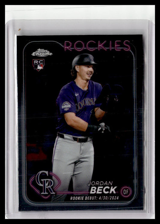 2024 Topps Chrome Update #USC133 Jordan Beck