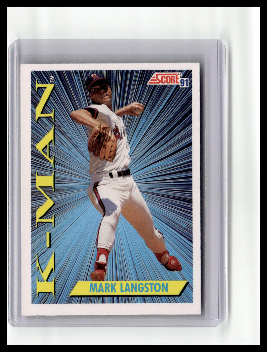 1991 Score Mark Langston K-Man #411