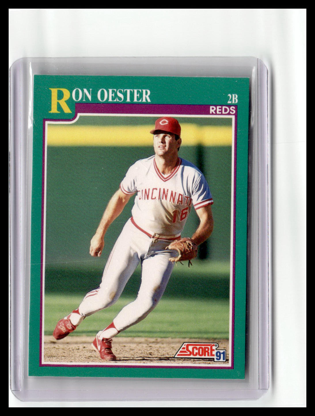 1991 Score Ron Oester Teal Border #651