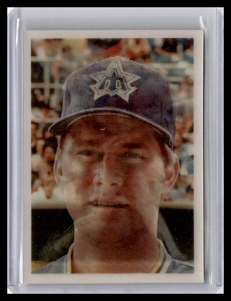 1986 Sportflics Jim Presley #40 Seattle Mariners