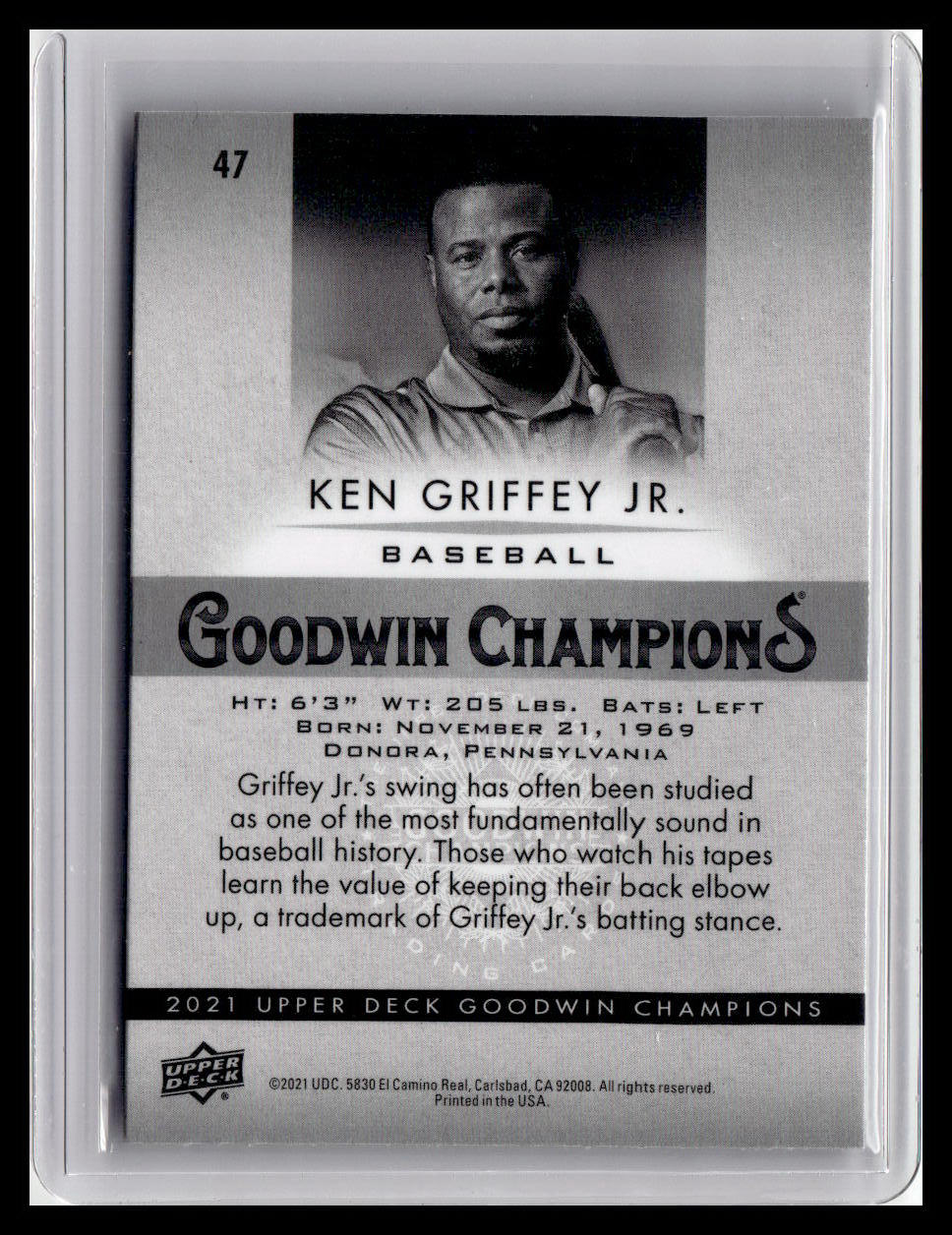 2021 Goodwin Champions Ken Griffey Jr. Chrome #47