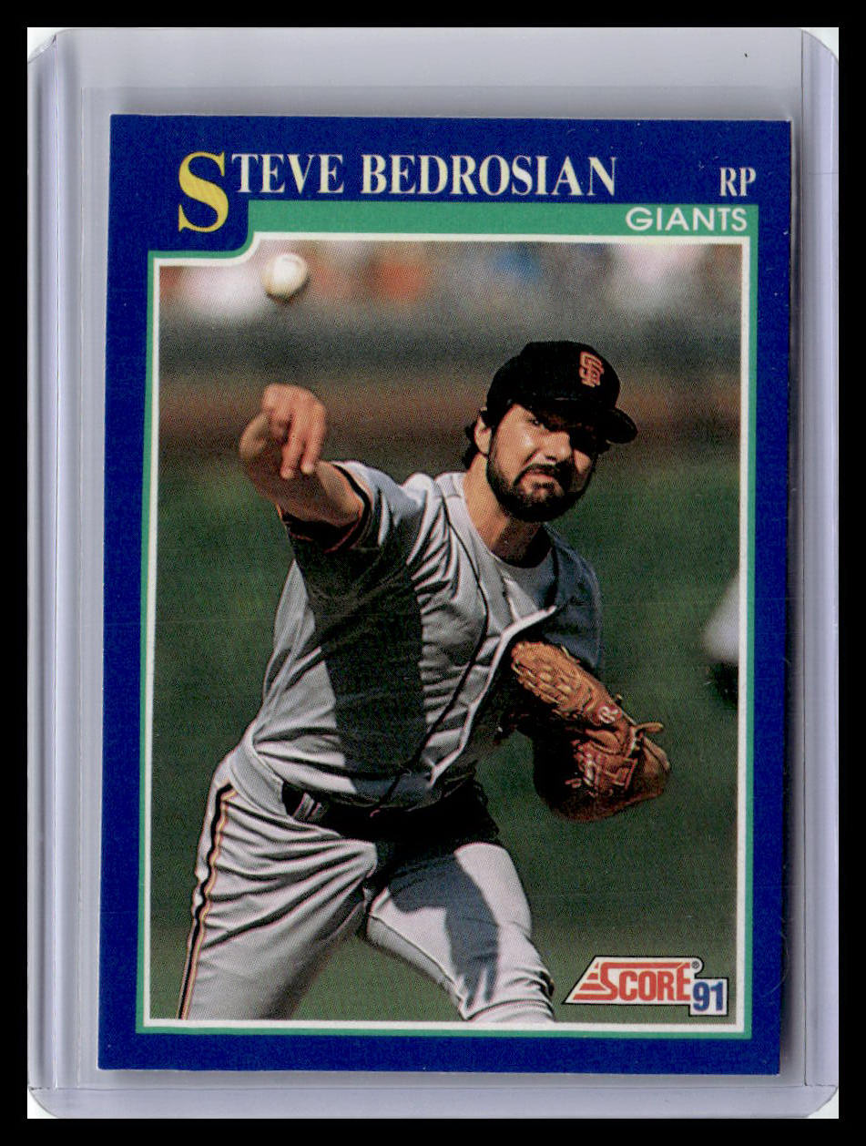 1991 Score Steve Bedrosian Blue Border #459