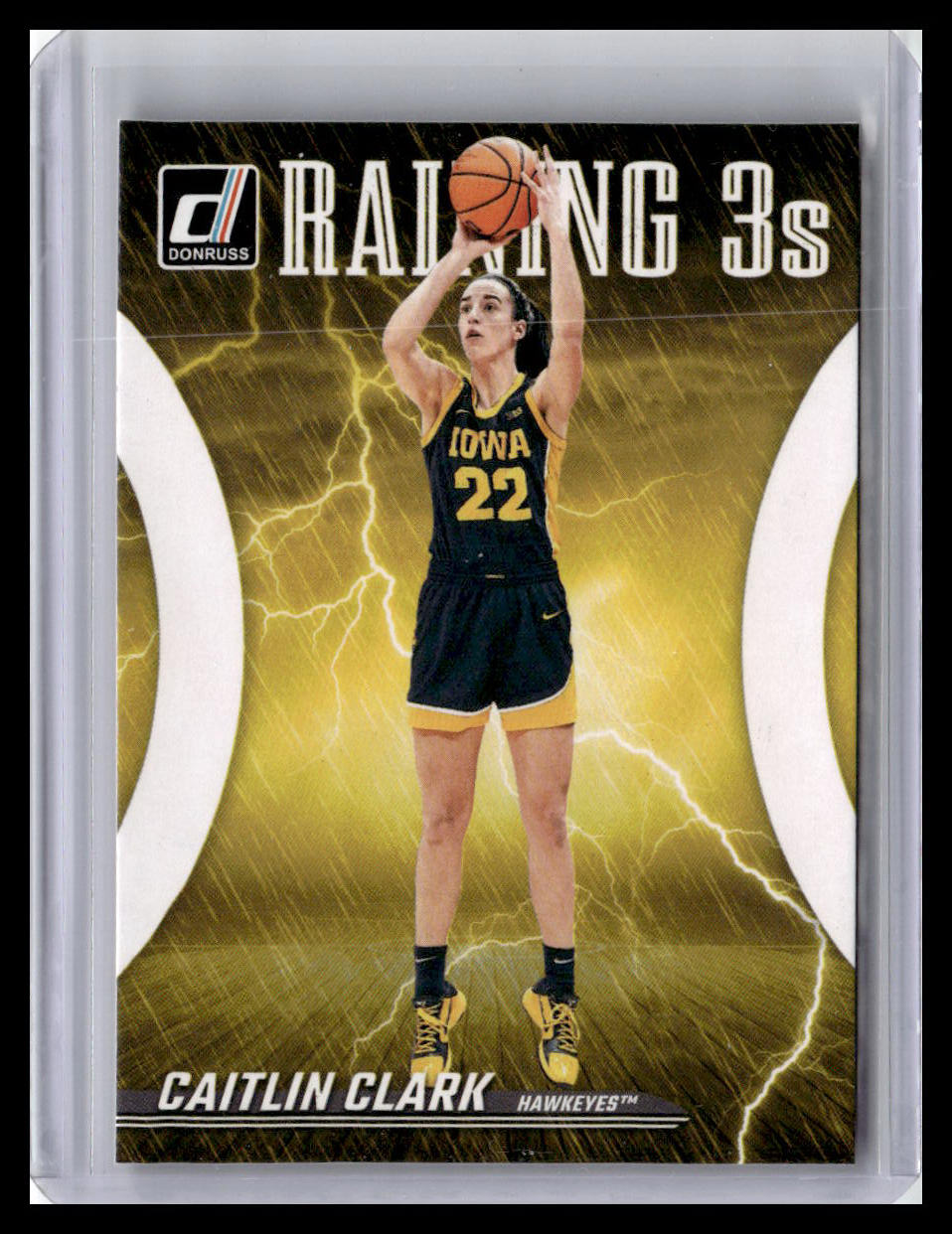 2024 Donruss Caitlin Clark Collection - Caitlin Clark Raining 3s #R2