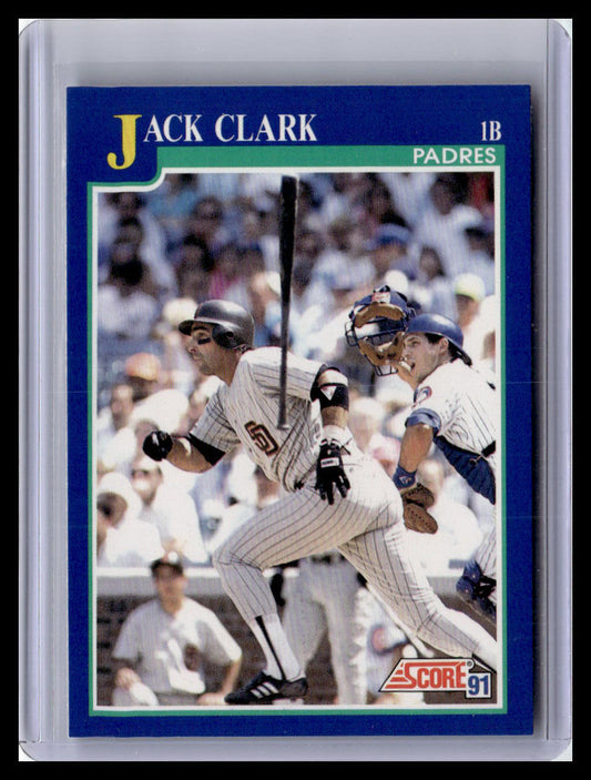 1991 Score Jack Clark Blue Border #523