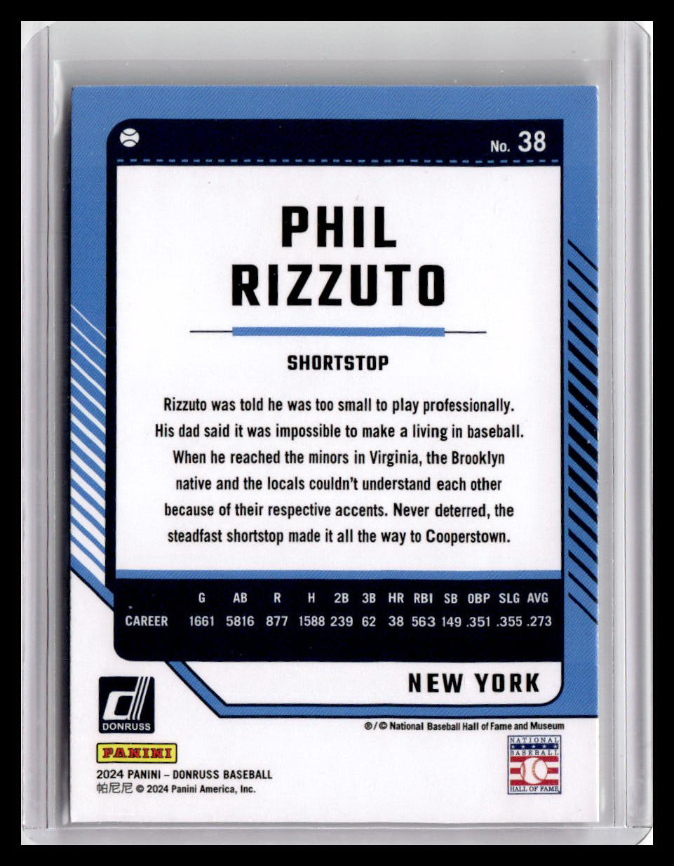 2024 Donruss Phil Rizzuto #38