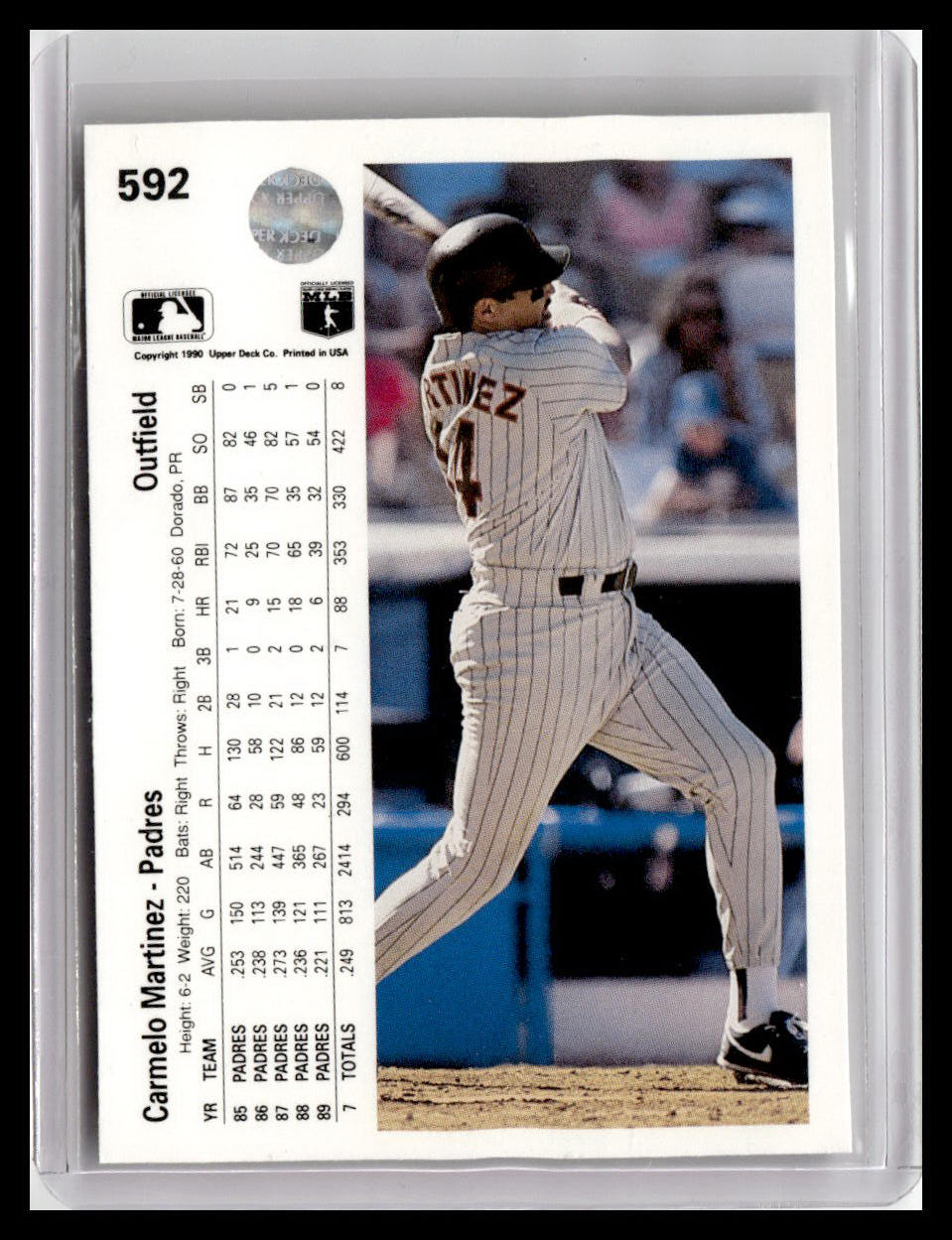 1990 Upper Deck Carmelo Martinez #592