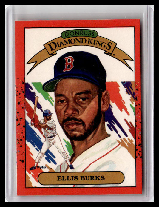 1990 Donruss Ellis Burks Diamond Kings #23