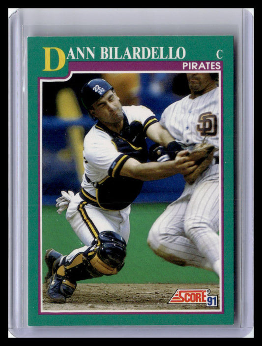 1991 Score Dann Bilardello Teal Border #659