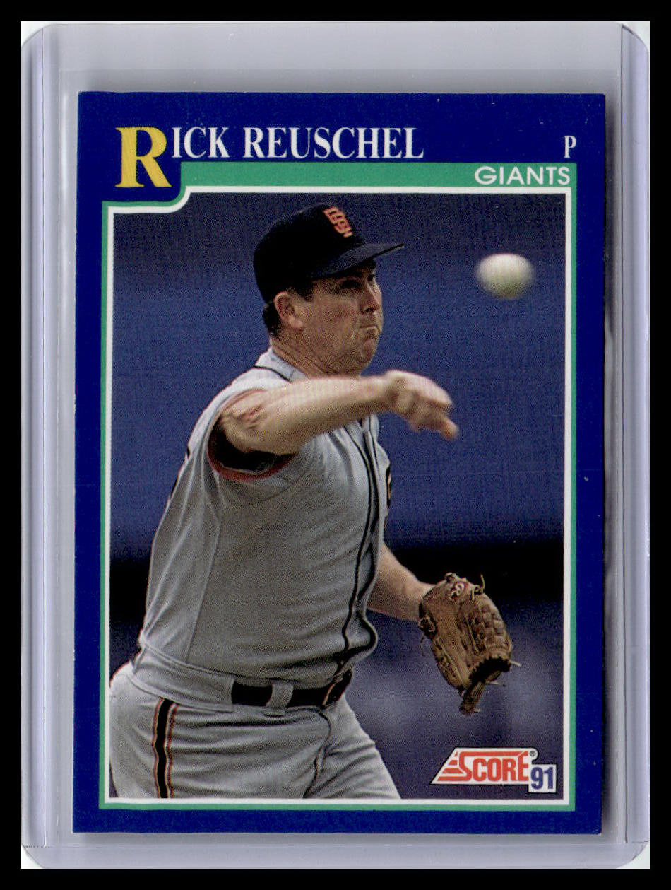 1991 Score Rick Reuschel Blue Border #544