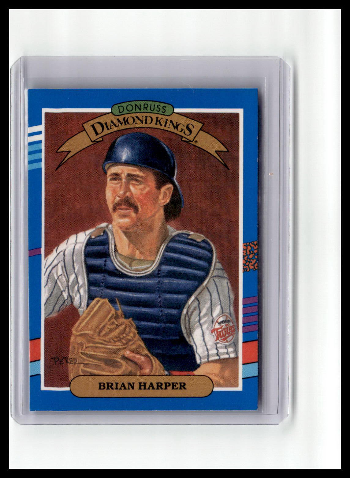 1991 Donruss Brian Harper Diamond Kings (Error Card ) #22