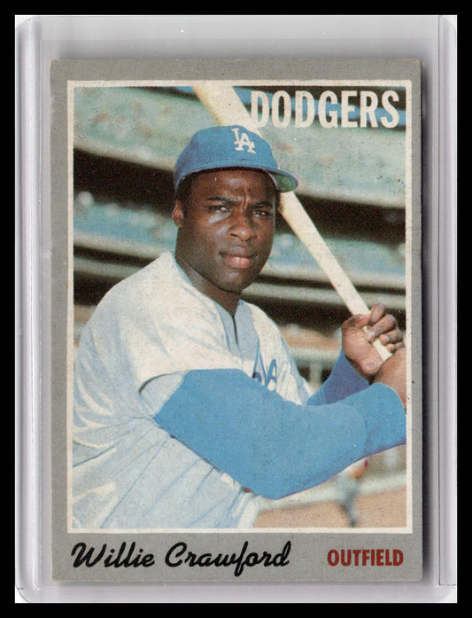 1970 Topps Willie Crawford #34