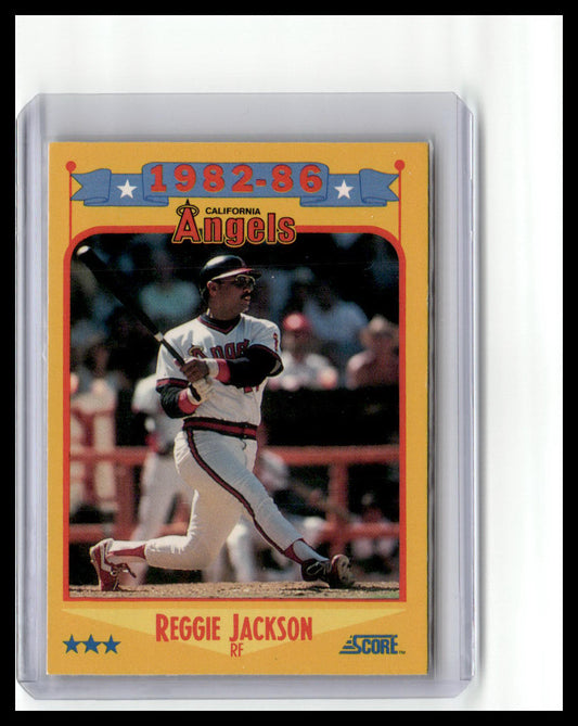 1988 Score A Salute to Reggie Jackson 1982-86 #503