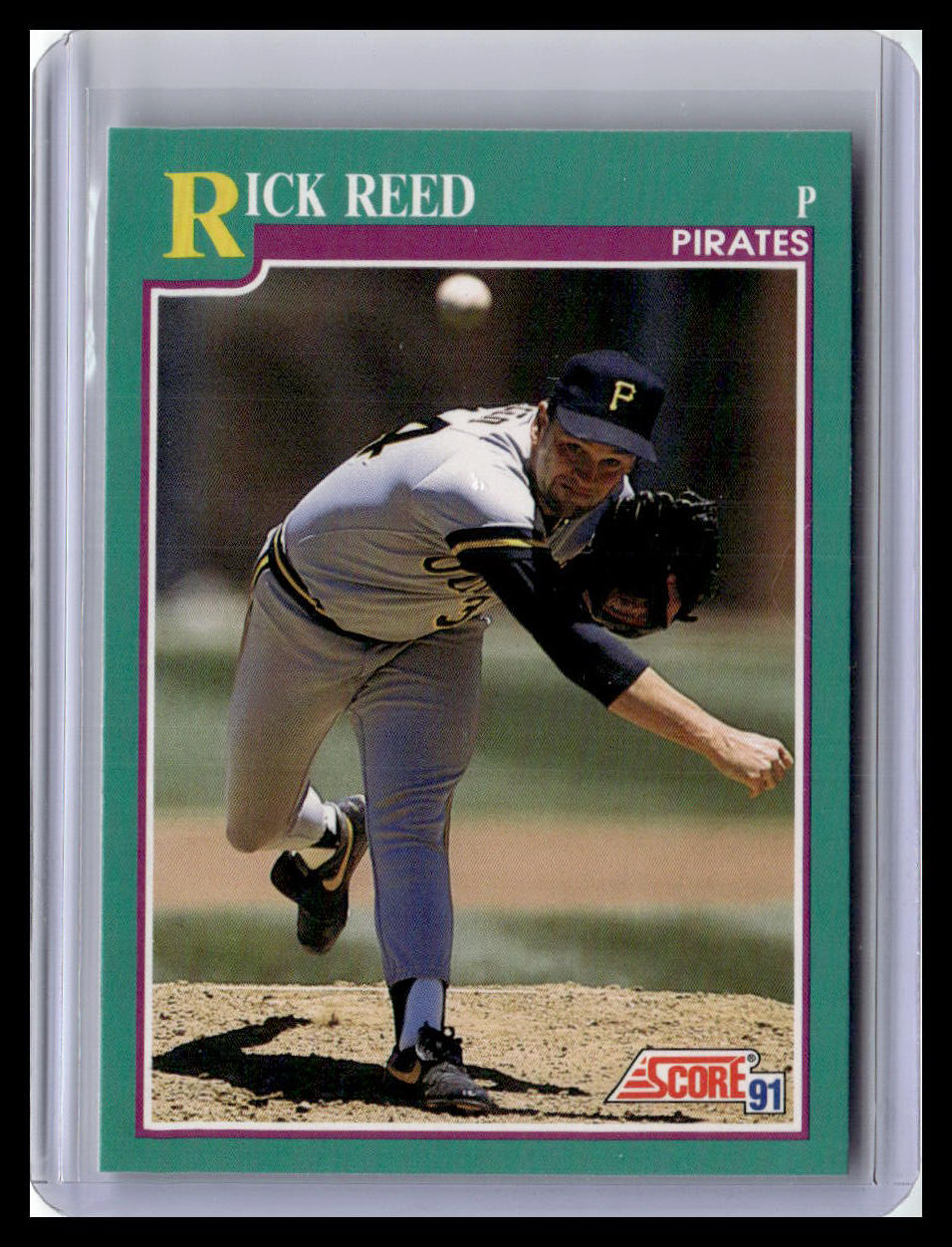 1991 Score Rick Reed Teal Border #584
