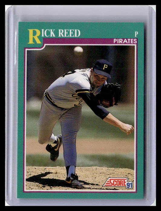 1991 Score Rick Reed Teal Border #584