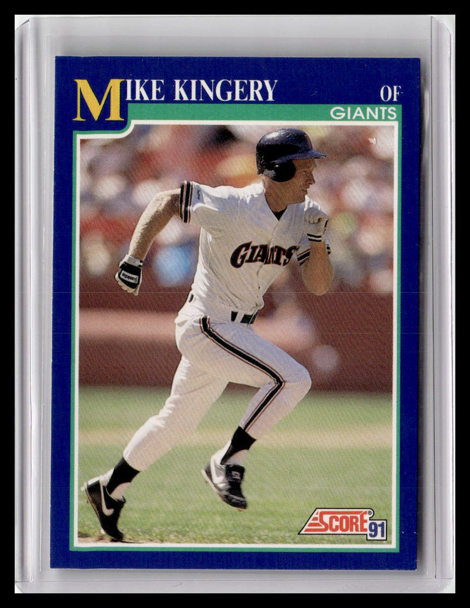 1991 Score Mike Kingery Blue Border #547