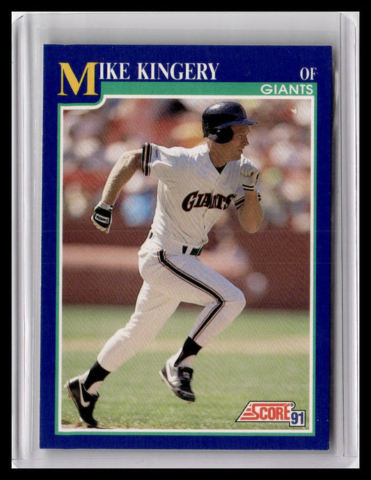 1991 Score Mike Kingery Blue Border #547