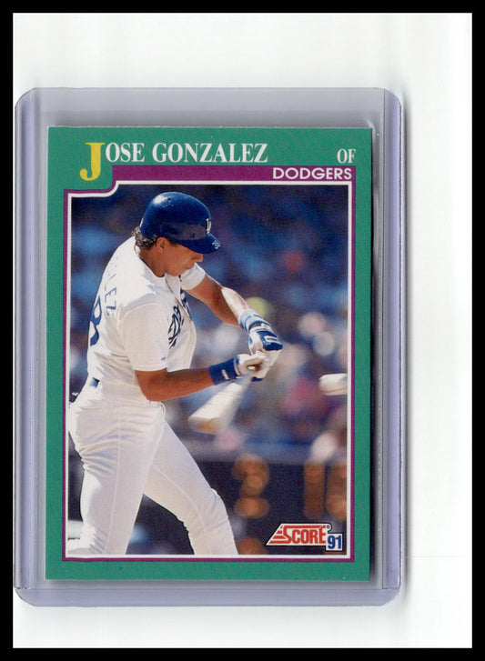 1991 Score Jose Gonzalez Teal Border #614
