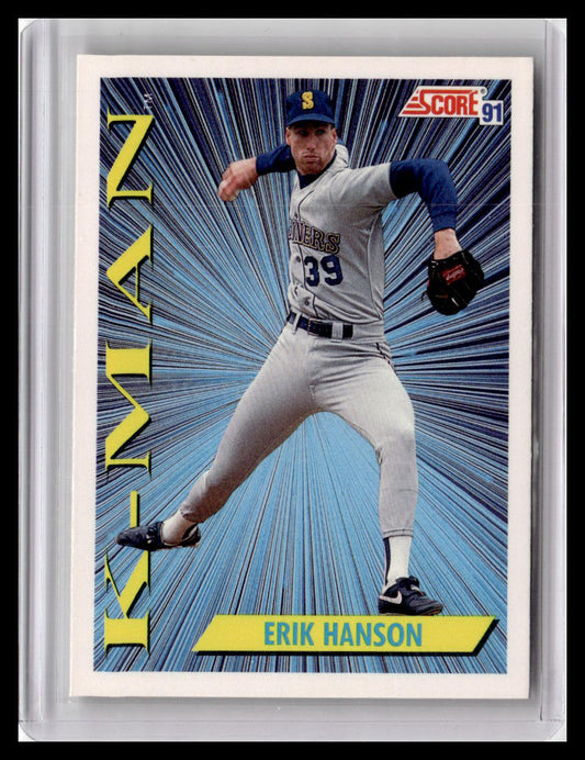 1991 Score Erik Hanson K-Man #688